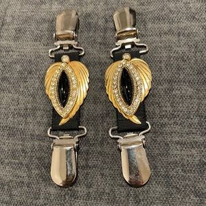 Vintage garter clips